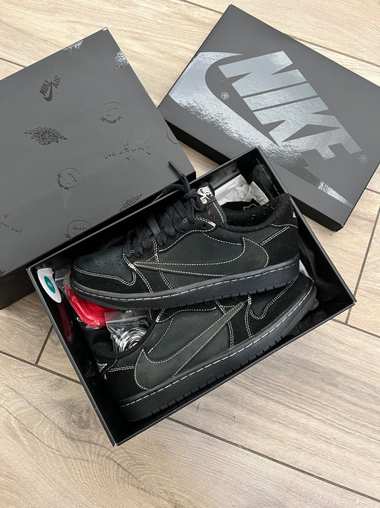 Jordan 1 Low Travis Scott Phantom Black - taglia 41 used