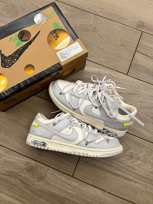 Dunk Low Off White Lot 49 - taglia 42,5 used