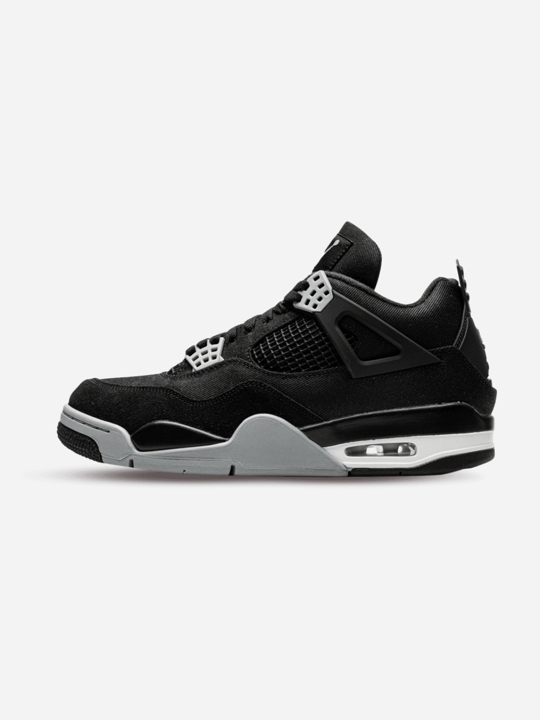 JORDAN 4 BLACK CANVAS