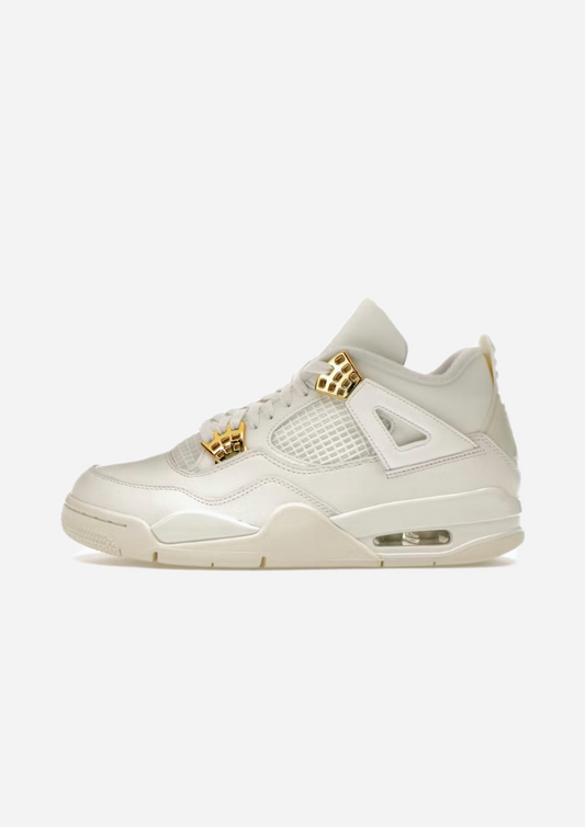 JORDAN 4 METALLIC GOLD (white gold)