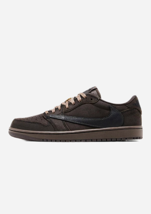 JORDAN 1 LOW TRAVIS SCOTT VELVET BROWN