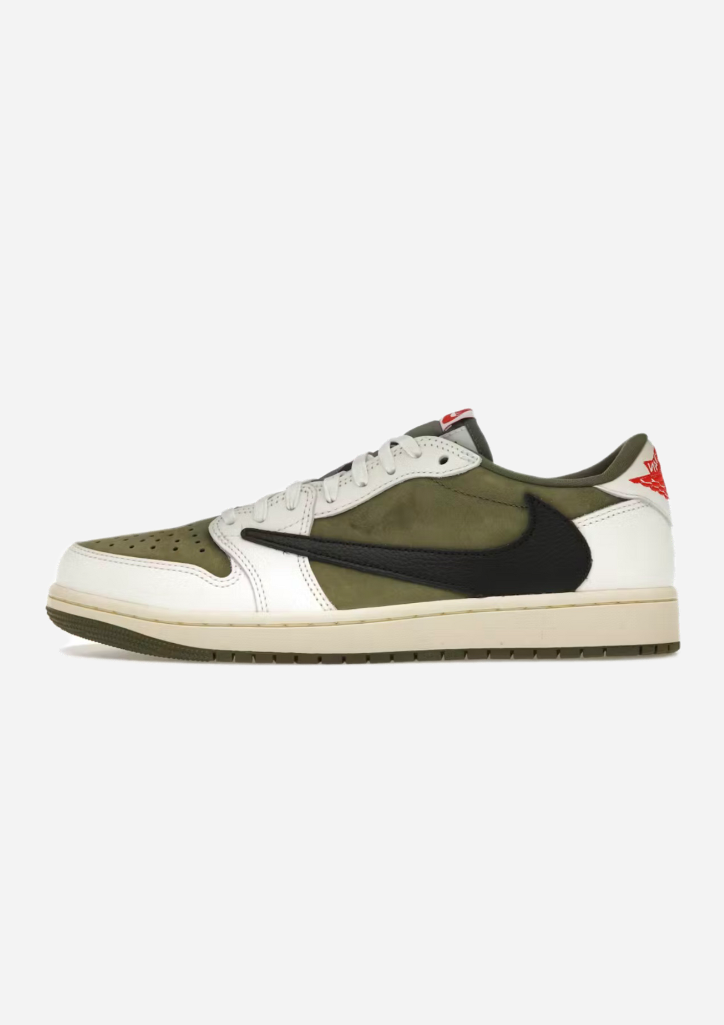 JORDAN 1 LOW TRAVIS SCOTT MEDIUM OLIVE